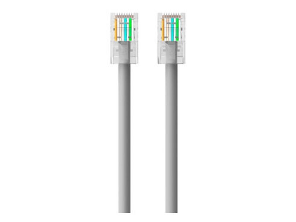 Belkin RJ45-RJ45, Cat6, 1m netværkskabel Grå