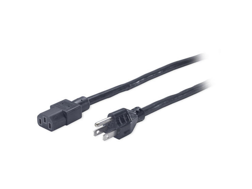 APC PWR C13 / 5-15P, 2.4 m Sort 2,44 m C13 forbinder NEMA 5-15P