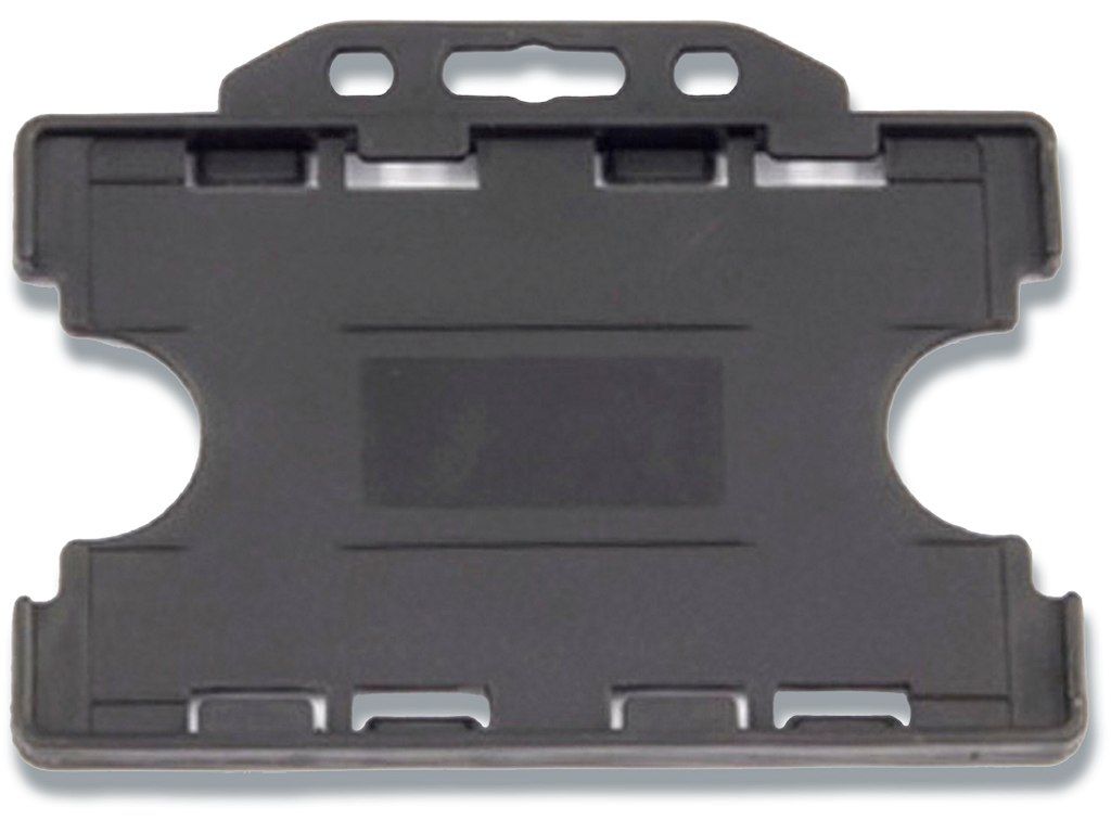 ID kortholder, Til 2 kort, Uden fastgørelse, Vandret, 10 stk