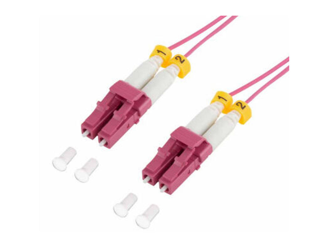 LogiLink FS4LC10 InfiniBand og fiberoptisk kabel 10 m LC LC/UPC Violet