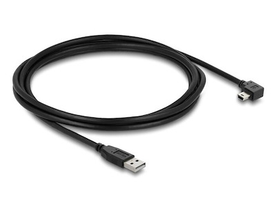DeLOCK 81652 USB-kabel USB 2.0 2 m USB A Mini-USB B Sort