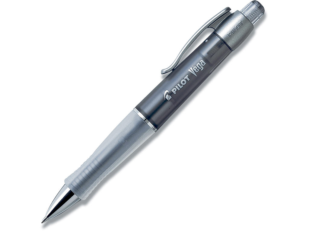 Kuglepen, 1.0 mm, 0.32 mm, Sort pen, Blå skrift, Pilot Vega BP-415VM-BT-B