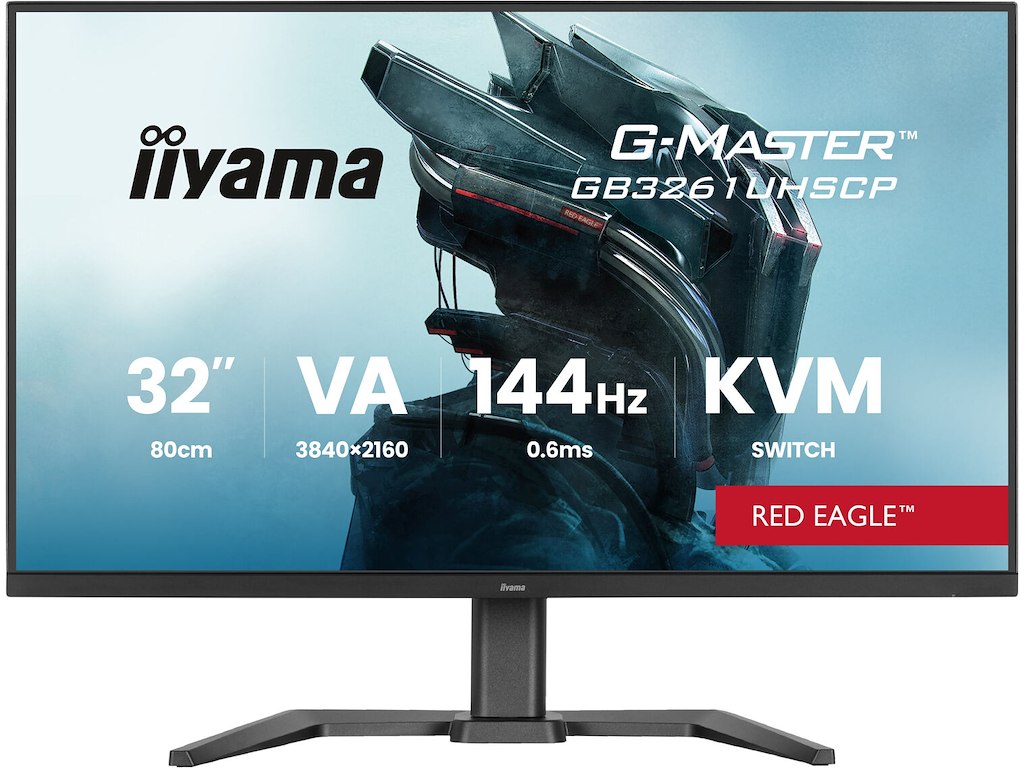 iiyama G-MASTER GB3261UHSCP-B1 computerskærm 80 cm (31.5") 3840 x 2160 pixel 4K Ultra HD LED Sort