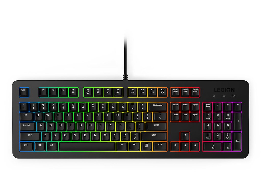 Lenovo K310 tastatur Spil USB US engelsk Sort