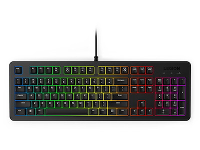 Lenovo K310 tastatur Spil USB US engelsk Sort