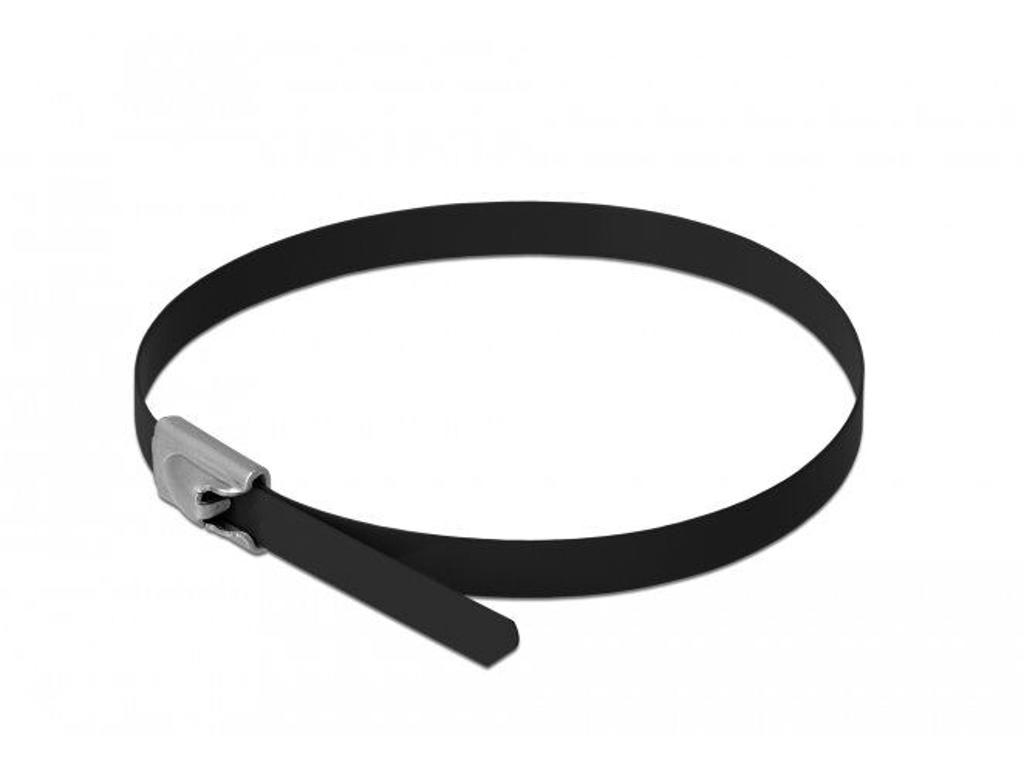 DeLOCK 18811 kabelsamler Stål Sort 10 stk