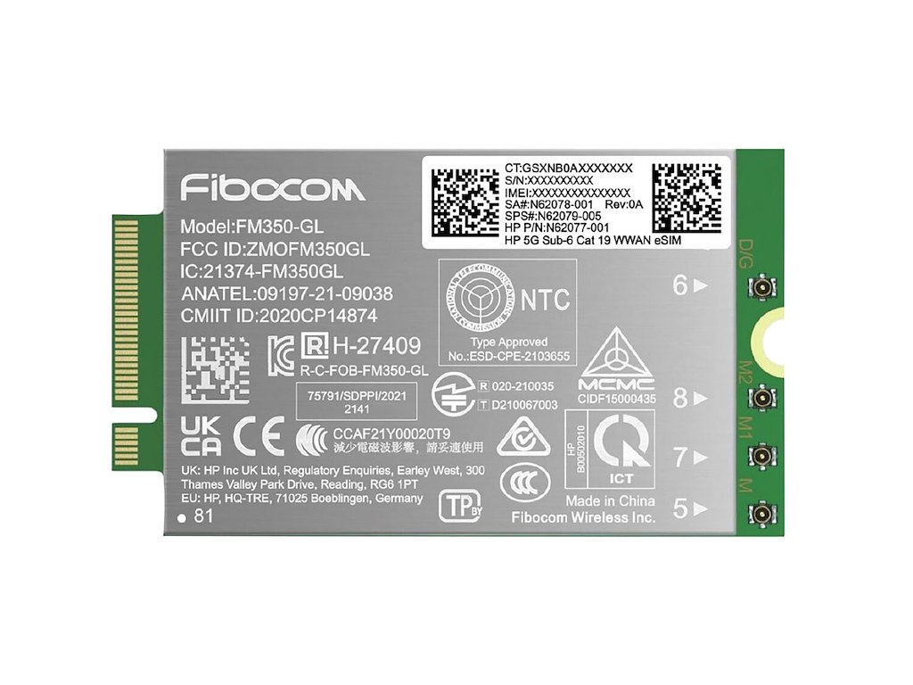 HP 5G Sub-6 Cat 19 WWAN Intern