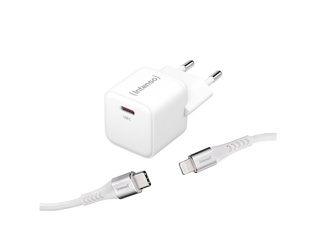 Intenso 7803052 mobile device charger Universal White AC Fast charging Indoor