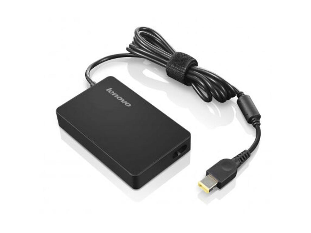 Lenovo ThinkPad 65W Slim AC Adapter (Slim Tip) strømadapter og vekselret Indendørs Sort