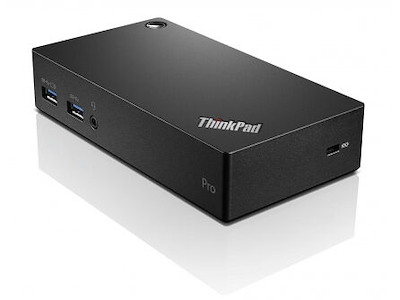 Lenovo ThinkPad USB 3.0 Pro Dock Ledningsført USB 3.2 Gen 1 (3.1 Gen 1) Type-A Sort
