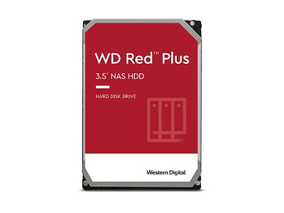 Western Digital Red Plus harddisk 10 TB 7200 rpm 3.5" Serial ATA III