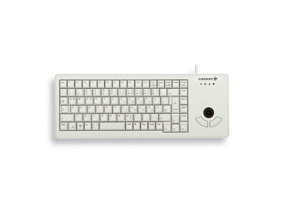CHERRY XS Trackball tastatur Universel USB QWERTY US engelsk Grå