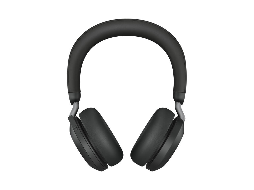 Jabra Evolve2 75 Headset Kabel & trådløs Kontor/Callcenter USB Type-C Bluetooth Sort