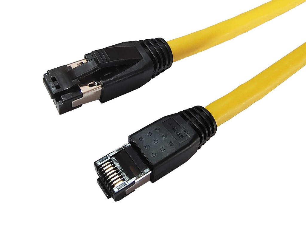 Microconnect MC-SFTP8010Y netværkskabel Gul 10 m Cat8.1 S/FTP (S-STP)