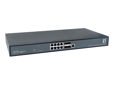LevelOne XEL-1291 Administreret L3 10G Ethernet (100/1000/10000) 1U Sort