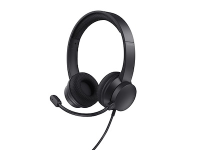Trust Ayda Headset Ledningsført Opkald/musik USB Type-A Sort
