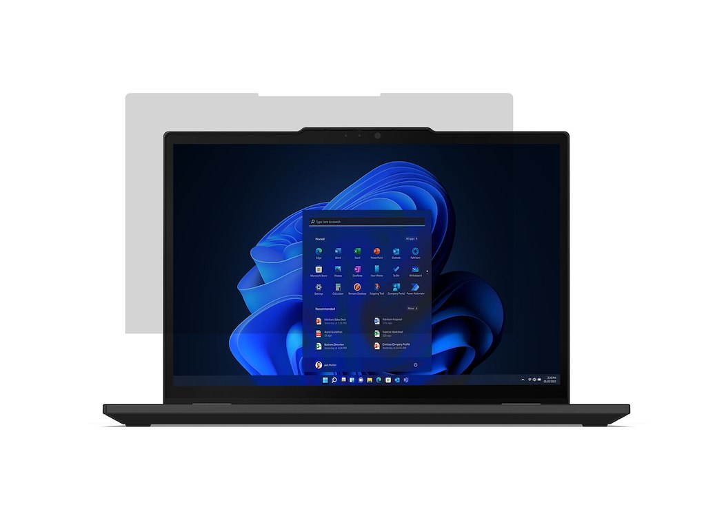 Lenovo 4XJ1U03941 antirefleks skærm 33,8 cm (13.3") Laptop Rammeløst display privatlivsfilter
