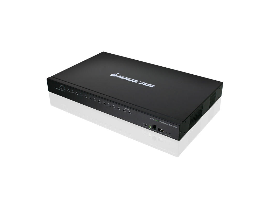 iogear GCS1816HKITU KVM Switch Stativ-montering Sort