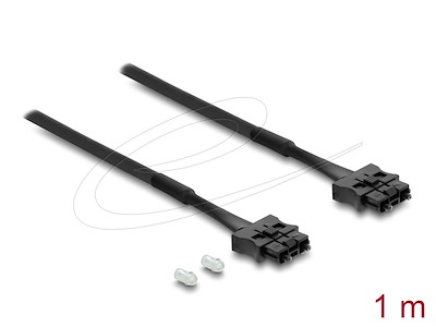 DeLOCK 91046 kabel kønsskifter Servo Sort