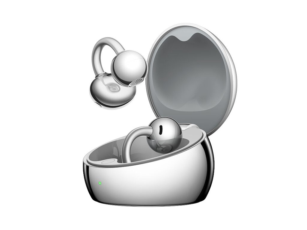 Huawei FreeClip 2 S Headset Trådløs Open-ear Opkald/musik Bluetooth Sølv