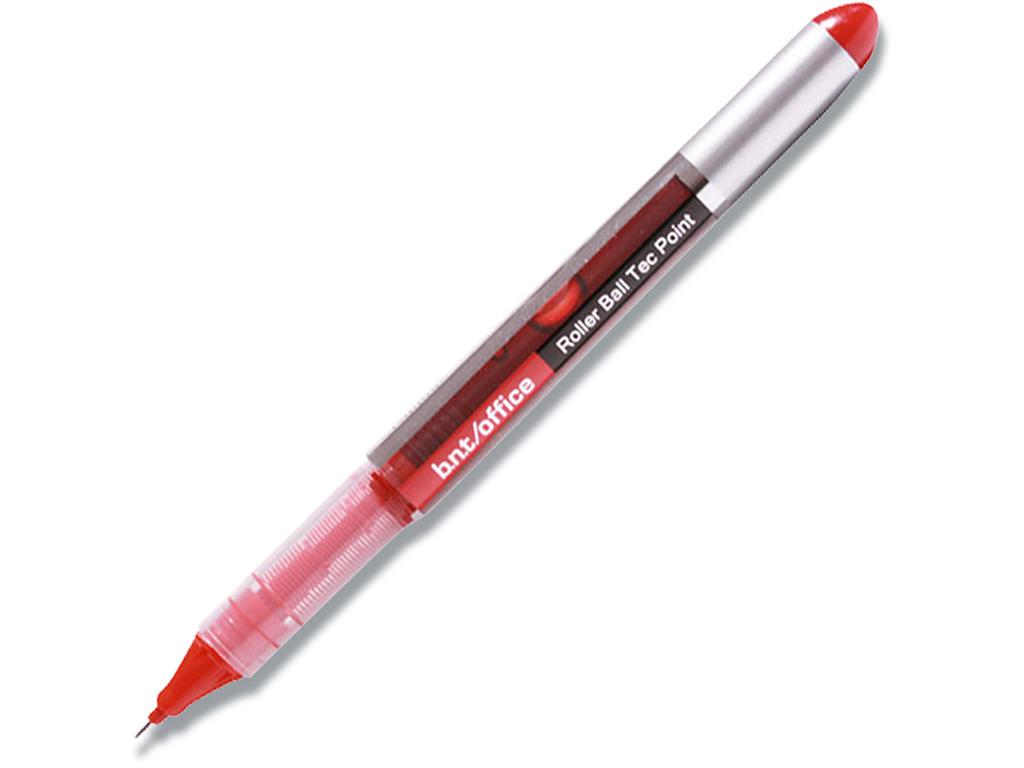 Rollerball pen, 0.5 mm, Rød, 1 stk, BNT Office TechPoint