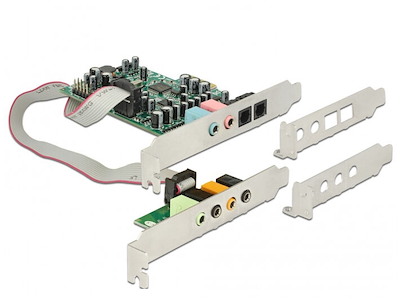 DeLOCK 89640 lydkort Intern 7.1 kanaler PCI-E