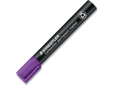 Marker, Rund spids, 2 mm, Violet, Staedtler Lumocolor 352