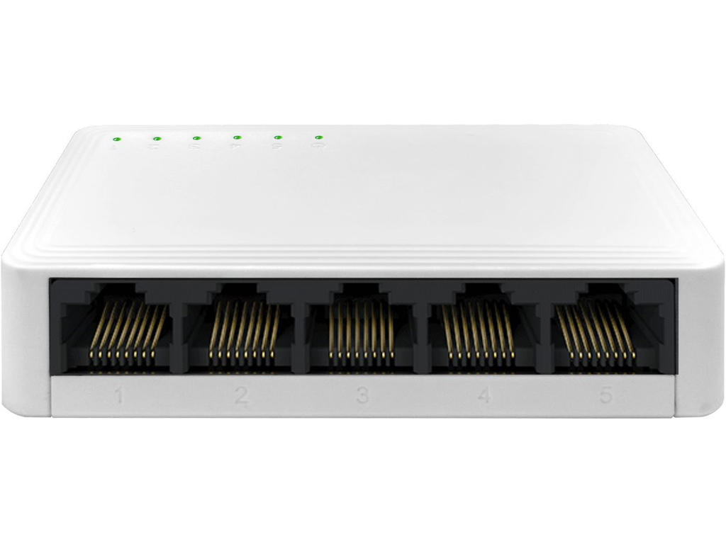 eSTUFF GLB236050 netværksswitch Ikke administreret Gigabit Ethernet (10/100/1000) Hvid