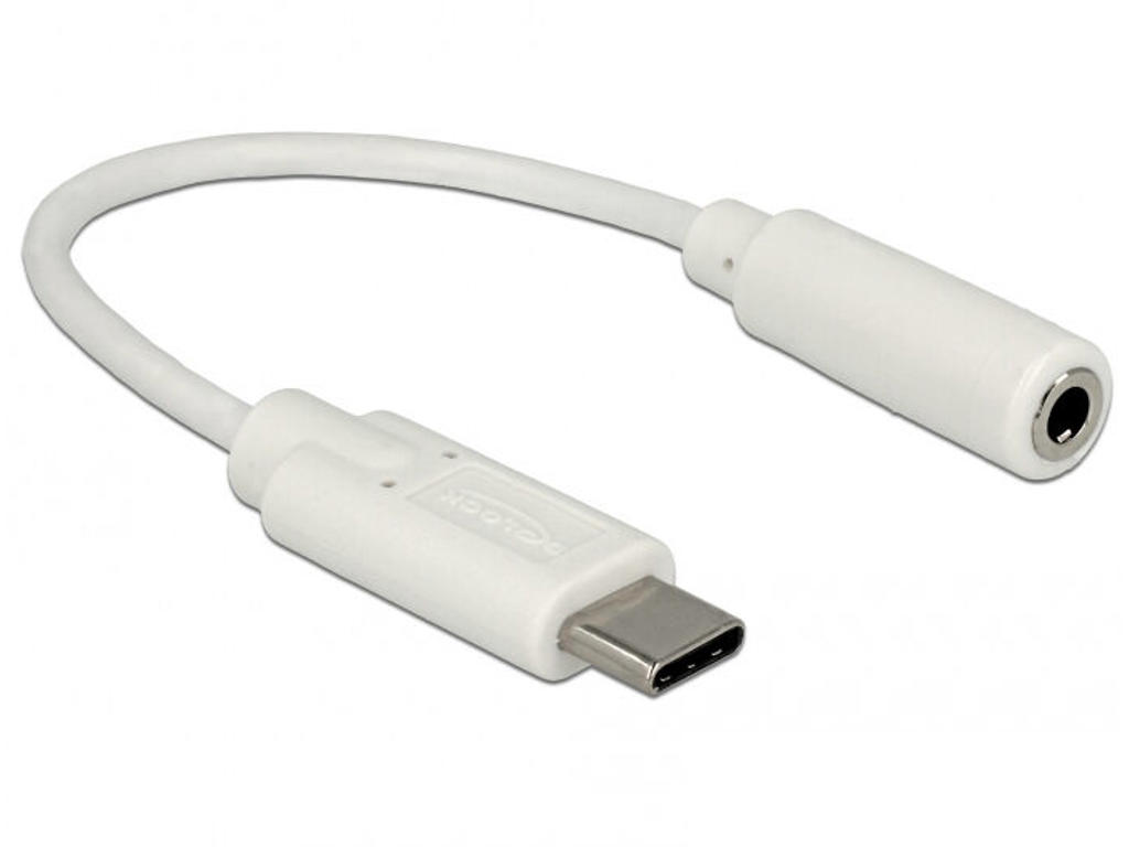 DeLOCK 65913 lydkabel 0,14 m 3.5mm USB Hvid
