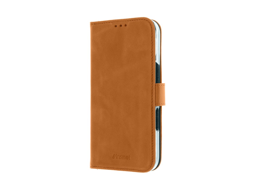 Insmat 650-3360 mobiltelefon etui 16 cm (6.3") Flipetui Brun
