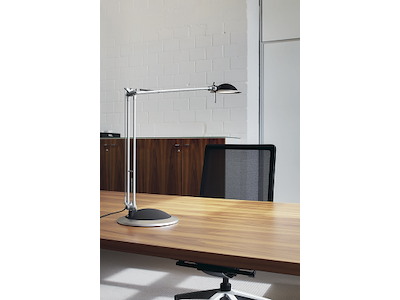 Bordlampe, LED, Med fod eller klemme, Aluminium, Naga Maul Business