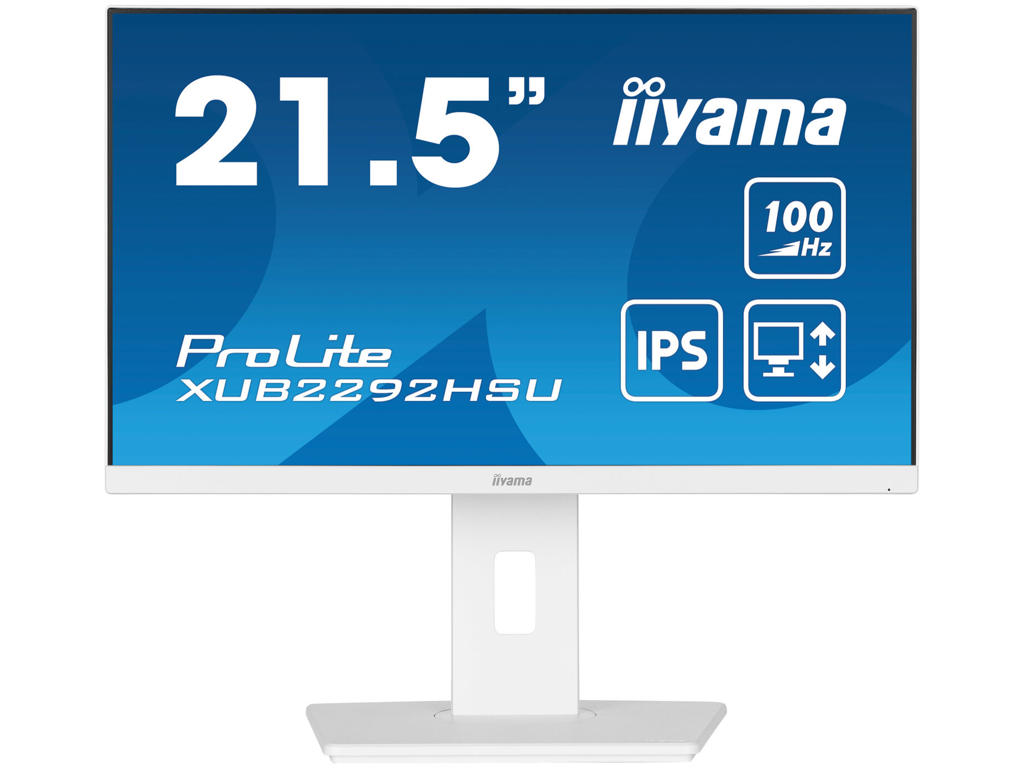 iiyama ProLite XUB2292HSU-W6 computerskærm 54,6 cm (21.5") 1920 x 1080 pixel Fuld HD LED Hvid