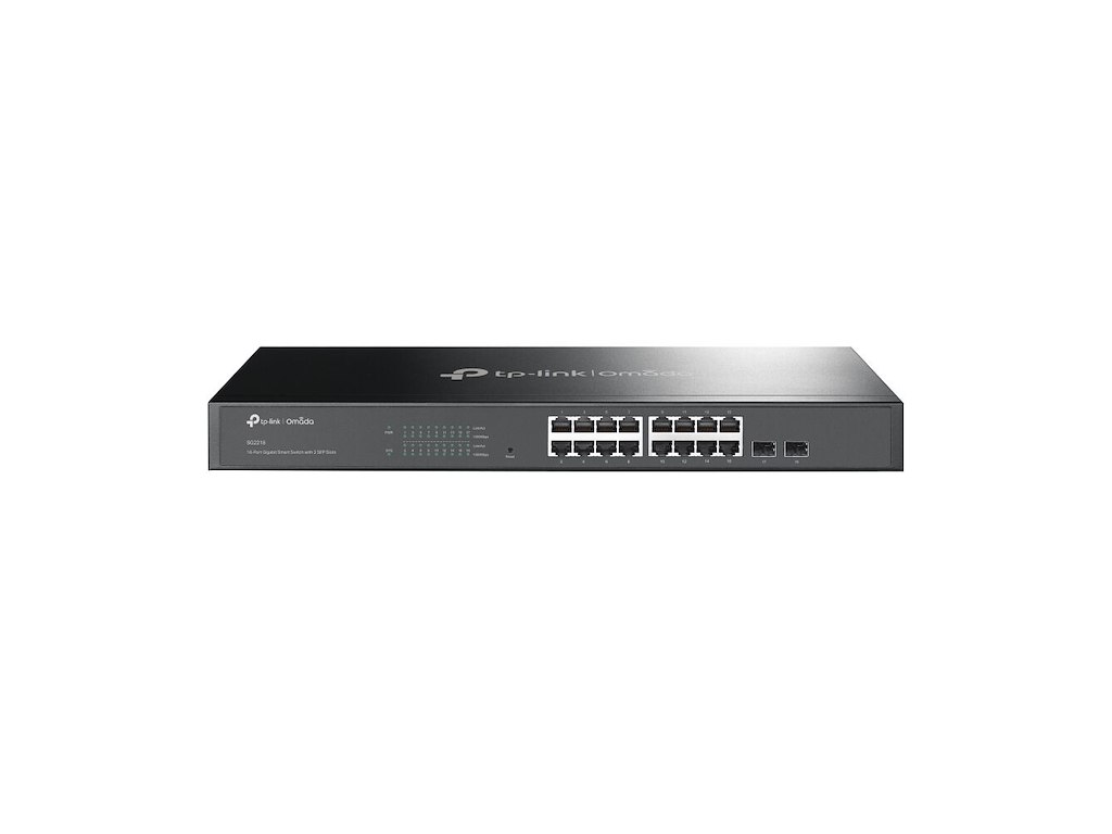 TP-Link Omada SG2218 netværksswitch Administreret L2/L2+ Gigabit Ethernet (10/100/1000) 1U Sort