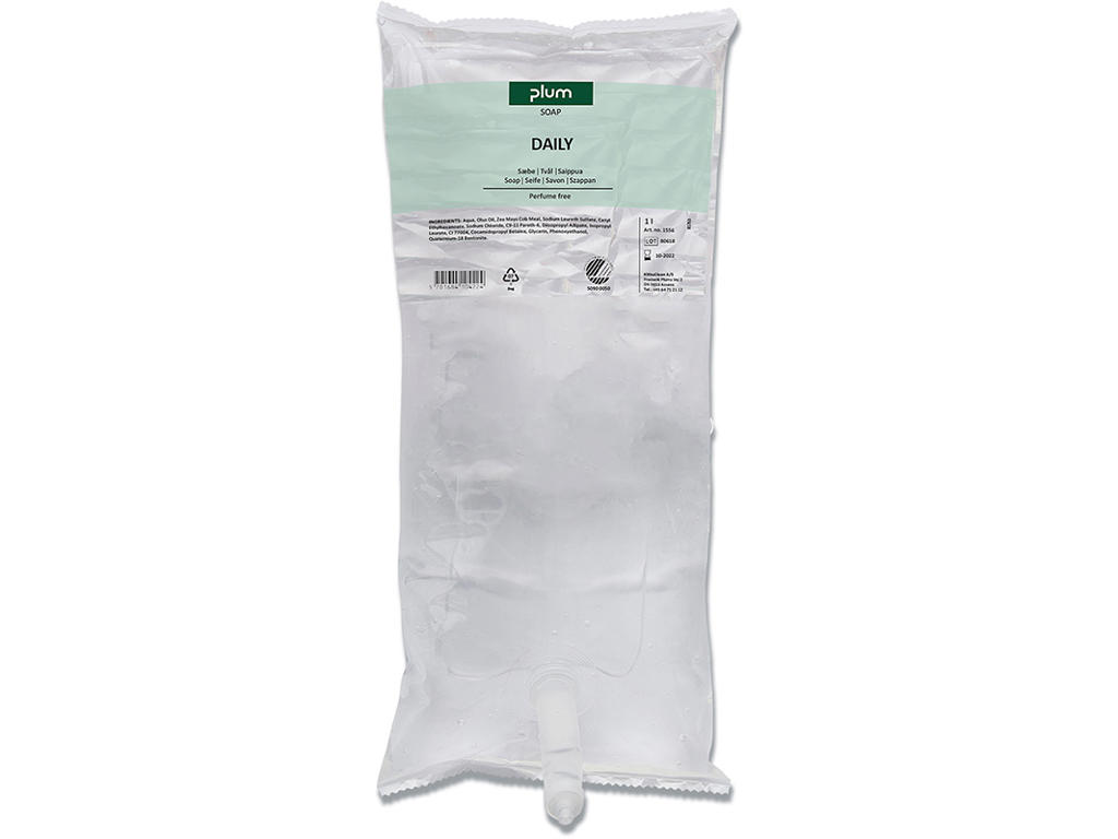 Håndsæbe, Flydende, Refill, 1000 ml, Plum Daily