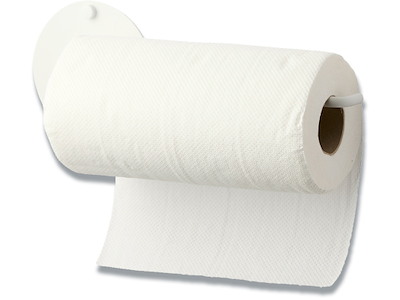 Køkkenrulleholder, Vægmonteret, Hvid, Naga