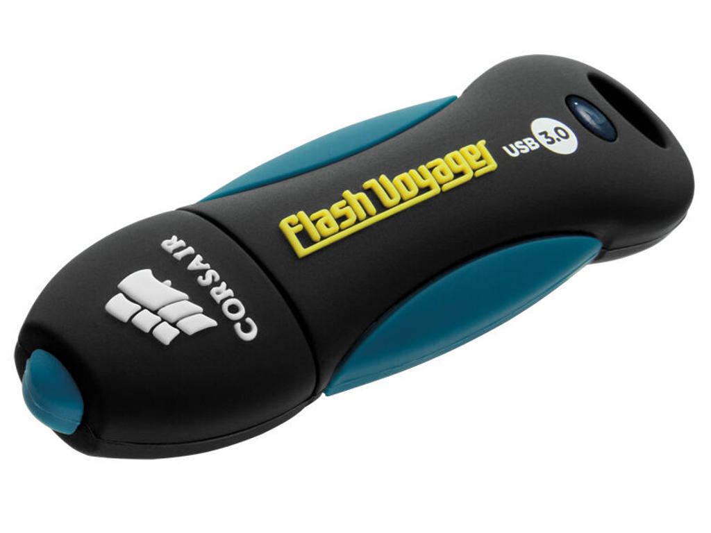 Corsair Voyager V2 USB-nøgle 128 GB USB Type-A 3.2 Gen 1 (3.1 Gen 1) Sort, Blå