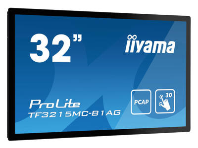iiyama ProLite TF3215MC-B1AG computerskærm 81,3 cm (32") 1920 x 1080 pixel Fuld HD LED Berøringsskærm Kiosk Sort