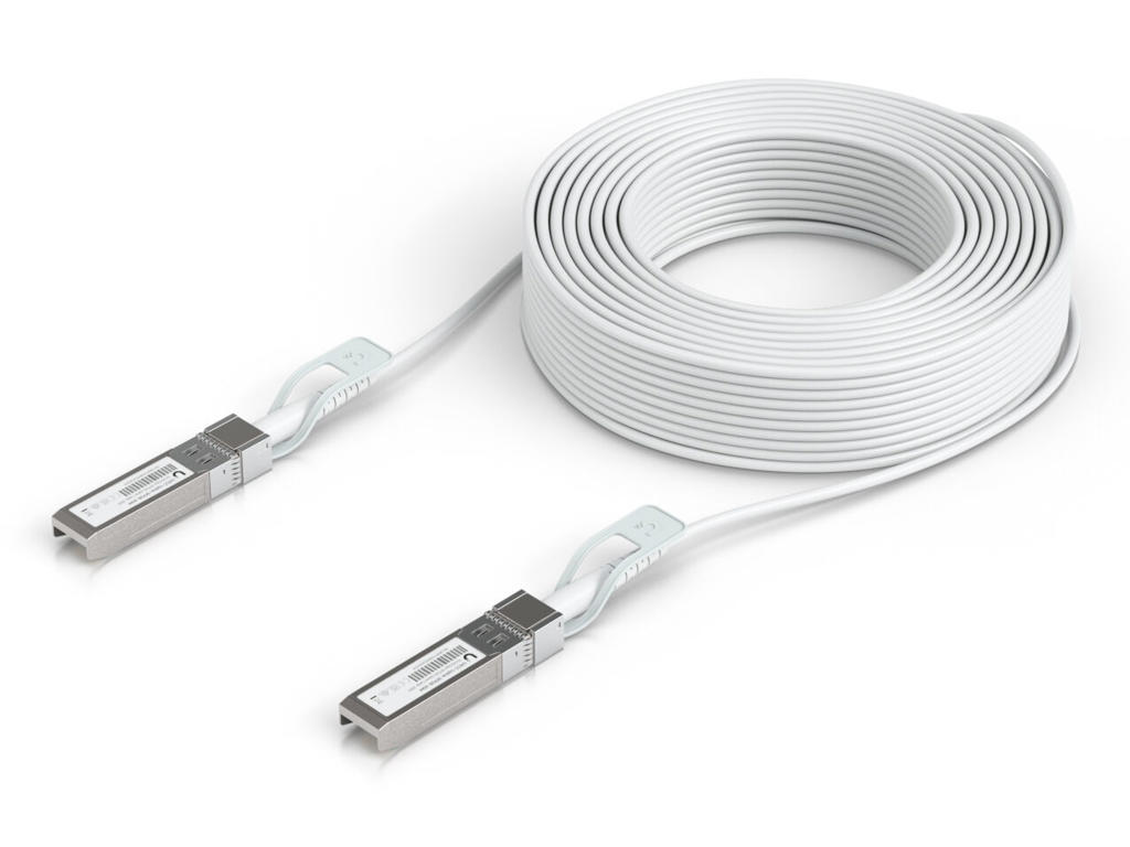 Ubiquiti UACC-Uplink-SFP28-30M InfiniBand og fiberoptisk kabel Hvid