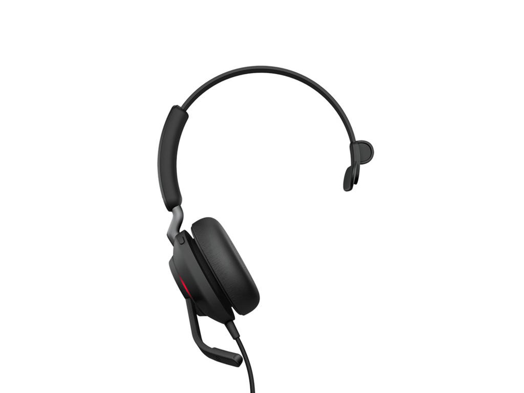 Jabra Evolve2 40 Headset Ledningsført Kontor/Callcenter USB Type-C Sort