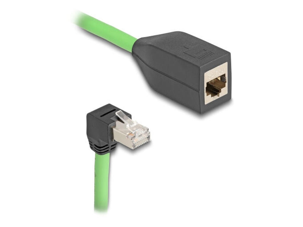 DeLOCK 80888 netværkskabel Sort, Grøn 5 m Cat6a SF/UTP (S-FTP)