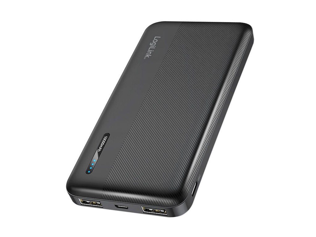 LogiLink PA0338RF powerbank 10000 mAh Sort