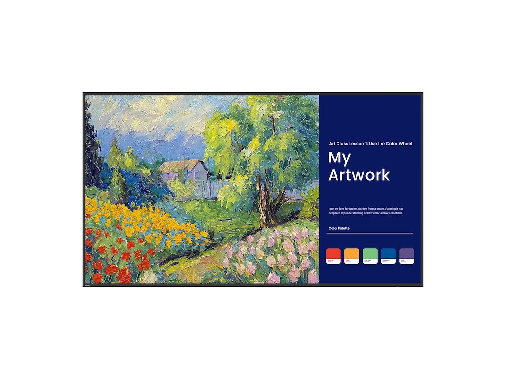 BenQ SL5504 Smart Signage Display Digital fladpaneldisplay 139,7 cm (55") LCD 500 cd/m² 4K Ultra HD Sort Indbygget processer Android