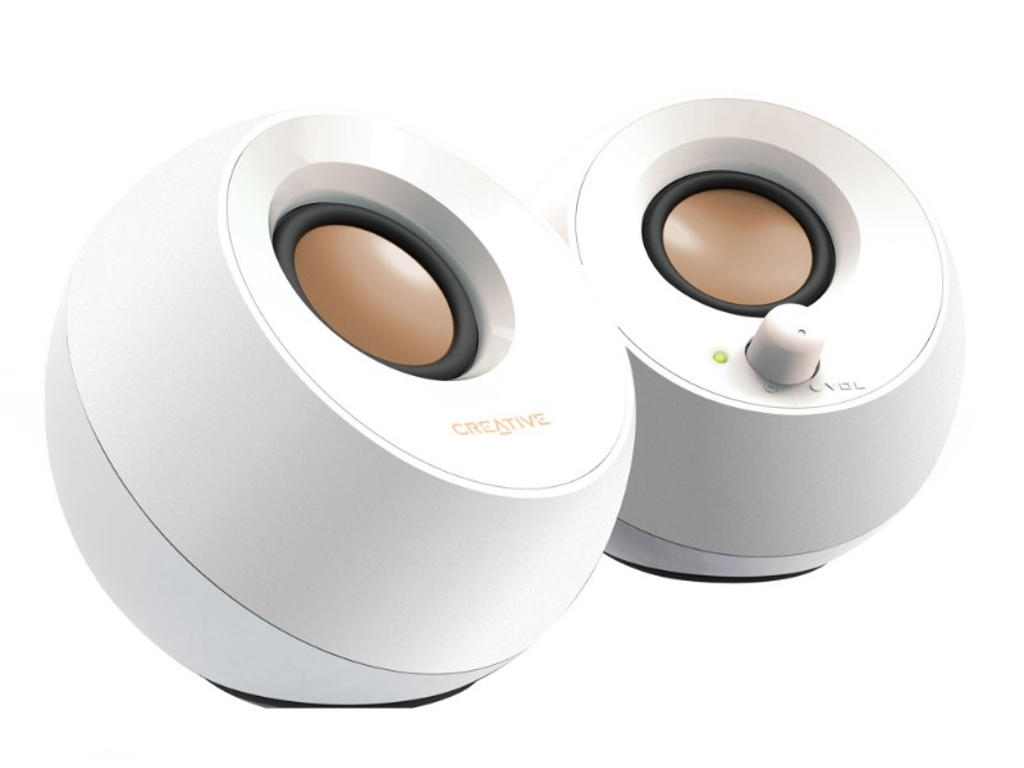 Creative Labs Pebble Hvid Ledningsført 4,4 W