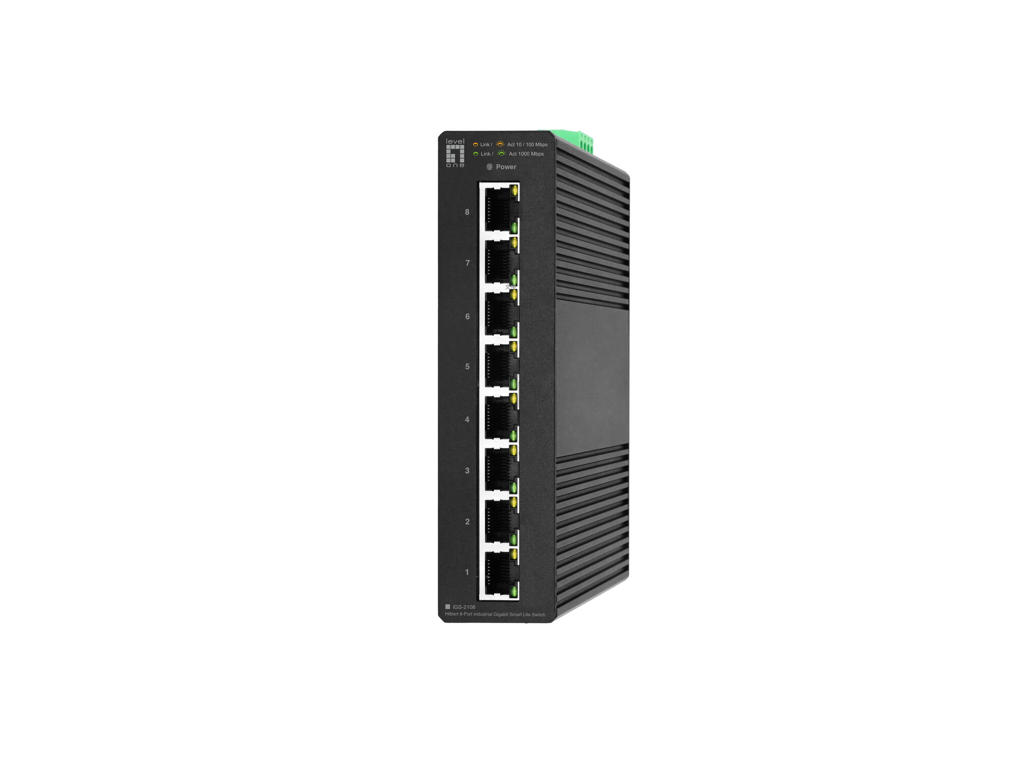 LevelOne Hilbert 8-Port Industrial Gigabit Smart Lite Switch