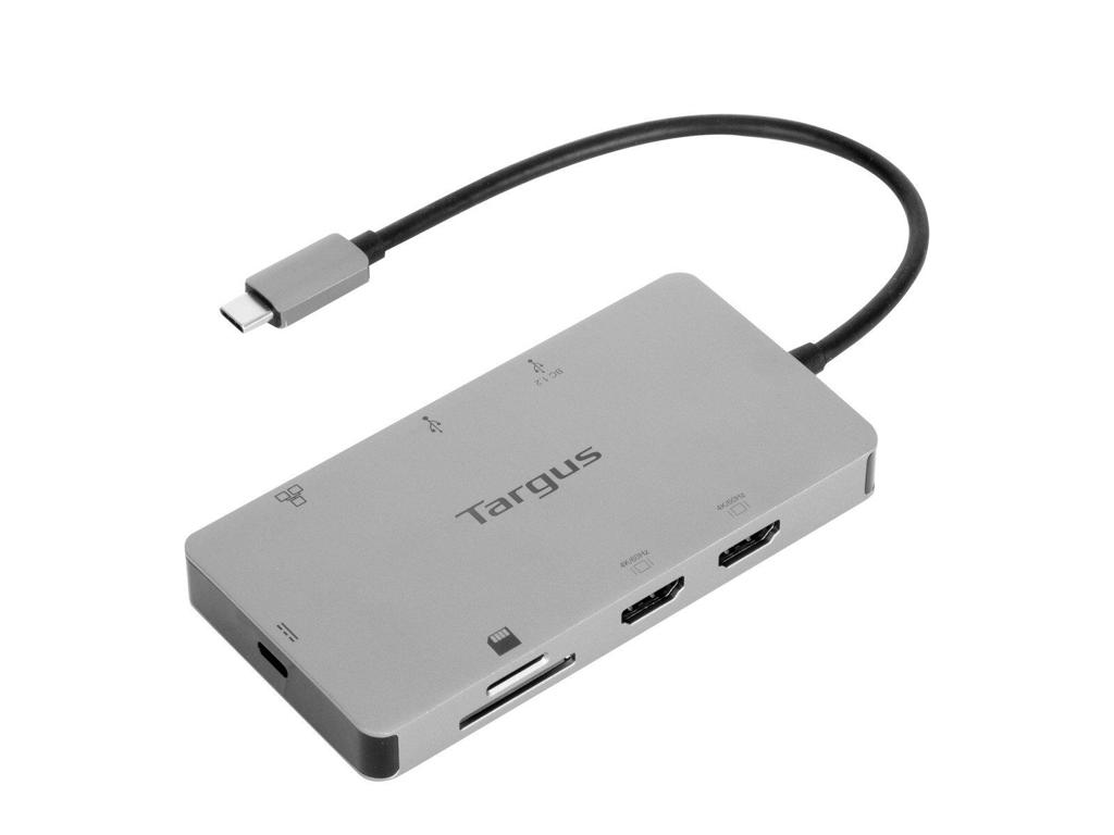 Targus DOCK423EU dockingstation Ledningsført USB 3.2 Gen 1 (3.1 Gen 1) Type-C Sølv