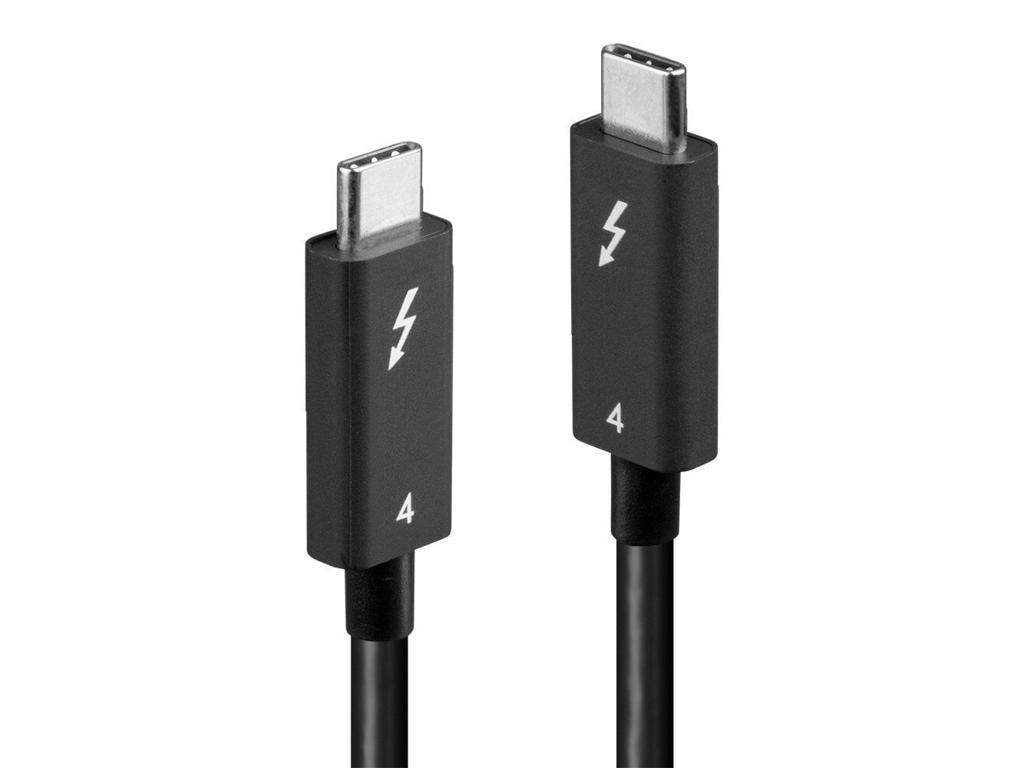 Lindy 31121 Thunderbolt kabel 2 m 40 Gbit/sek. Sort