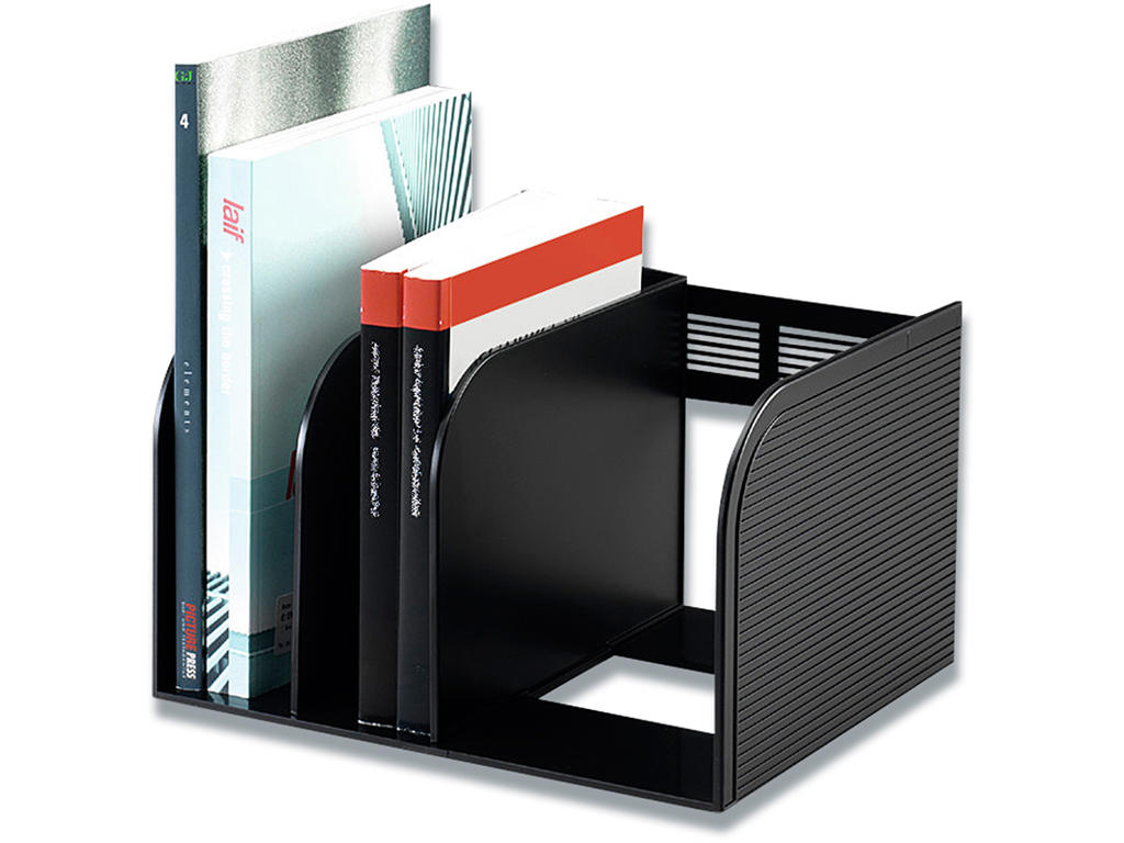 Katalogholder, 3 rum, Mellemrum: Trinløst, Mørkegrå, Durable OPTIMO 