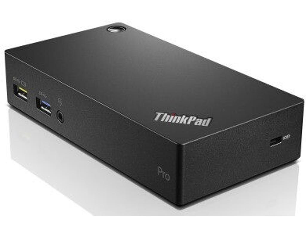 Lenovo ThinkPad USB 3.0 Pro Dock EU Ledningsført USB 3.2 Gen 1 (3.1 Gen 1) Type-A Sort