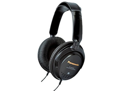 Panasonic RP-HTF295E-K hovedtelefoner/headset Ledningsført Musik Sort