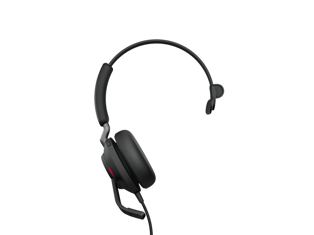 Jabra Evolve2 40 Headset Ledningsført Kontor/Callcenter USB Type-A Bluetooth Sort